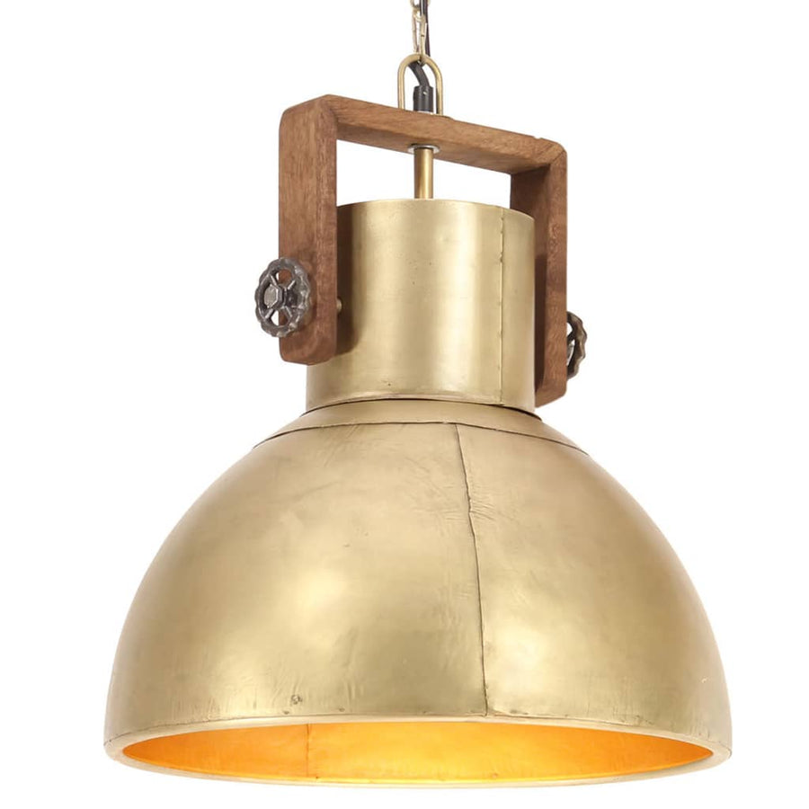Hanglamp Industrieel Rond 25 W E27 40 Cm Messingkleurig Koper