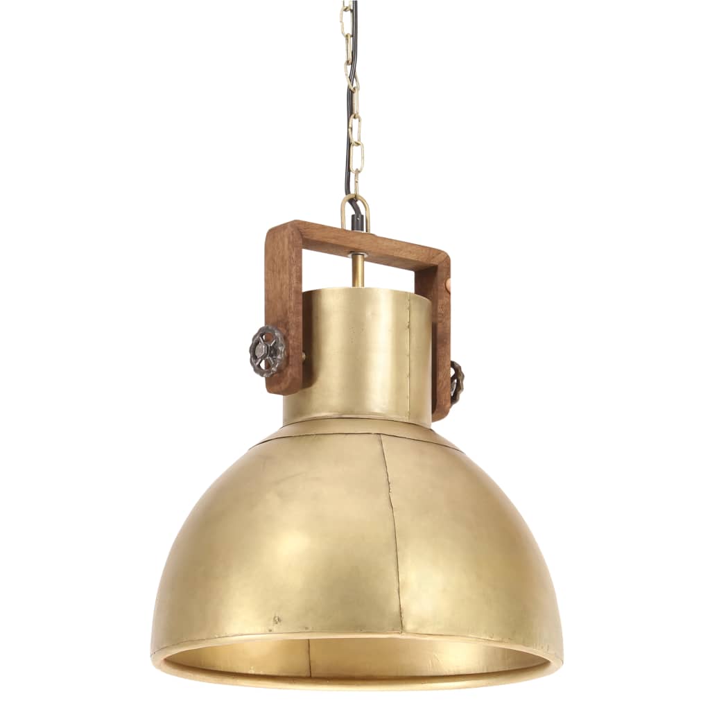 Hanglamp Industrieel Rond 25 W E27 40 Cm Messingkleurig Koper