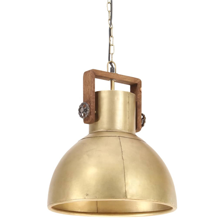 Hanglamp Industrieel Rond 25 W E27 40 Cm Messingkleurig Koper