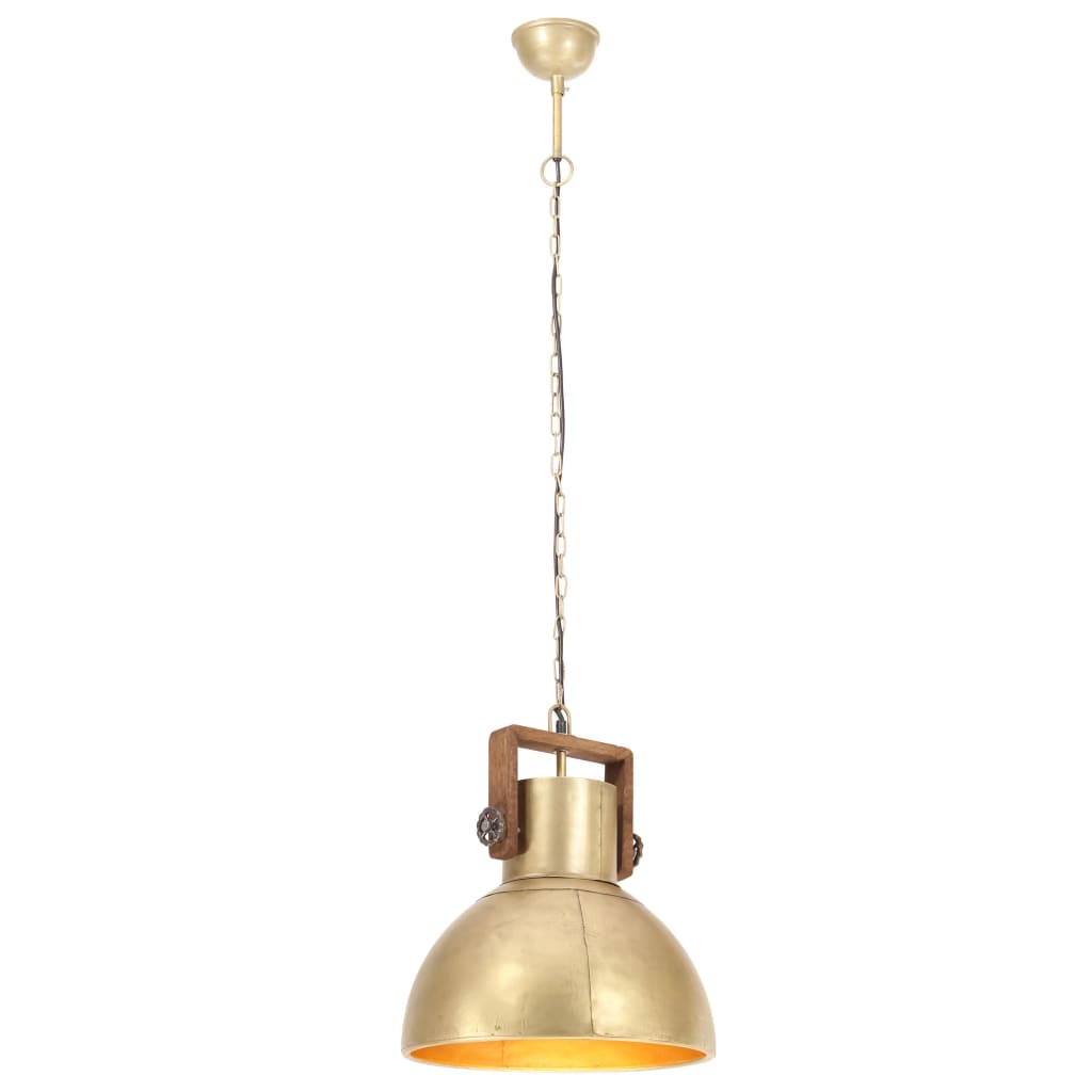 Hanglamp Industrieel Rond 25 W E27 40 Cm Messingkleurig Koper