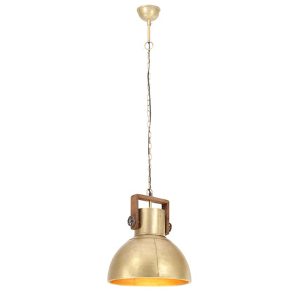 Hanglamp Industrieel Rond 25 W E27 40 Cm Messingkleurig Koper