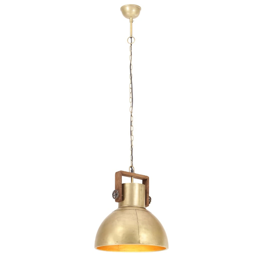 Hanglamp Industrieel Rond 25 W E27 40 Cm Messingkleurig Koper