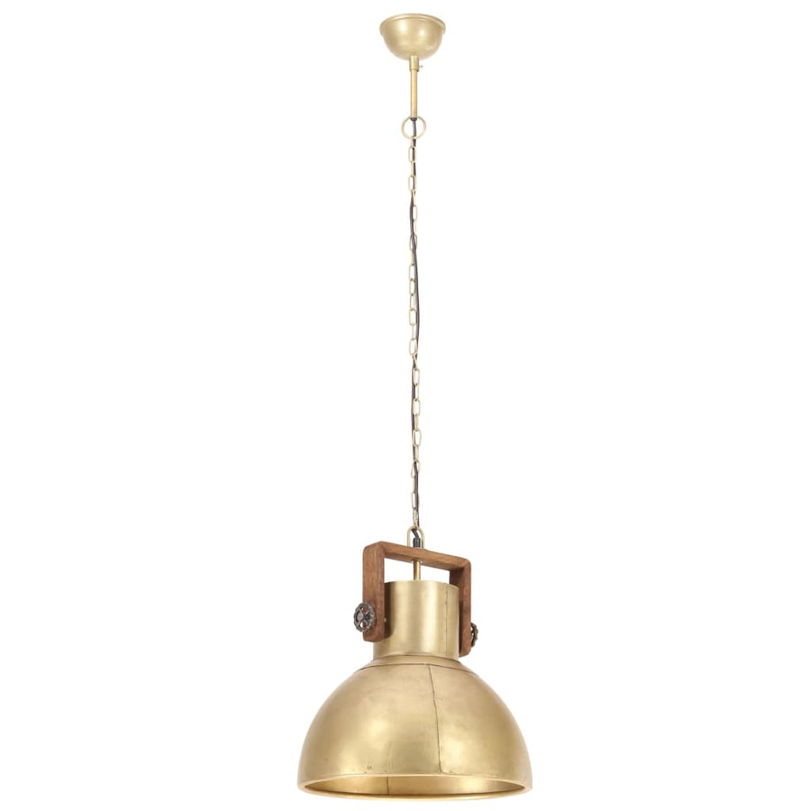 Hanglamp Industrieel Rond 25 W E27 40 Cm Messingkleurig Koper