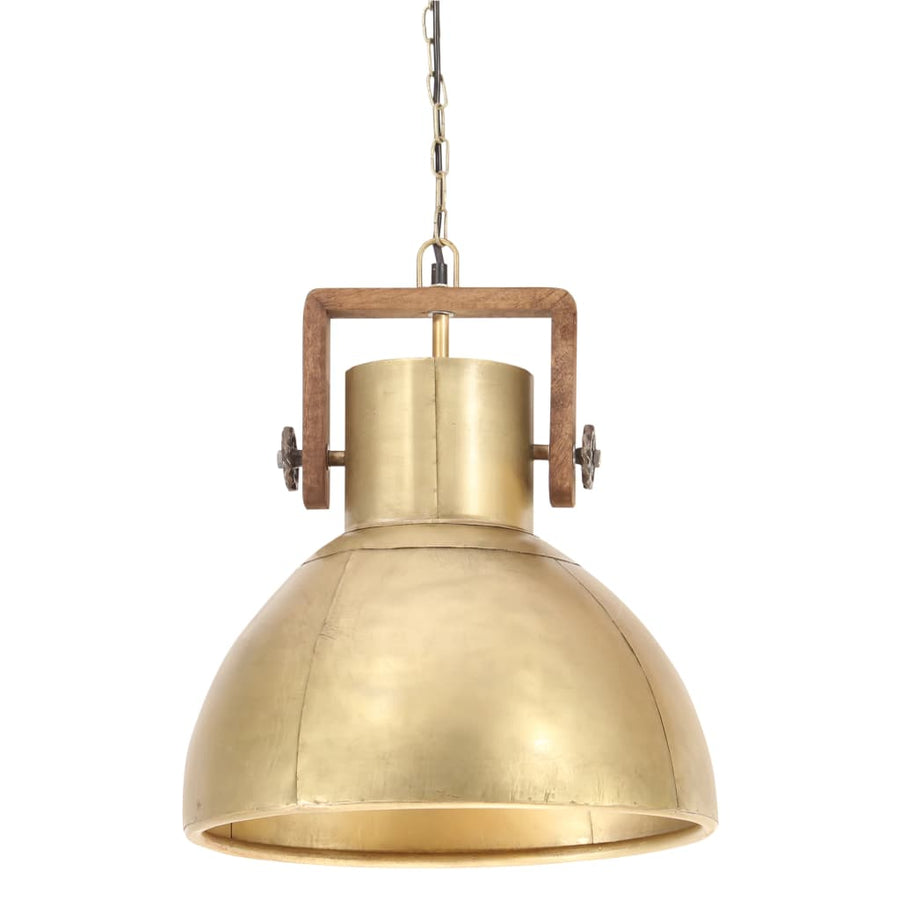 Hanglamp Industrieel Rond 25 W E27 40 Cm Messingkleurig Koper