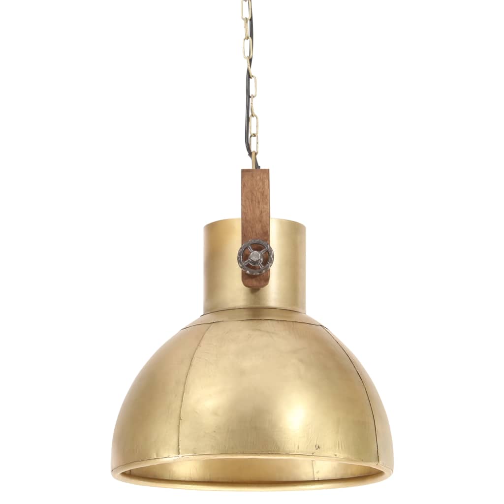 Hanglamp Industrieel Rond 25 W E27 40 Cm Messingkleurig Koper