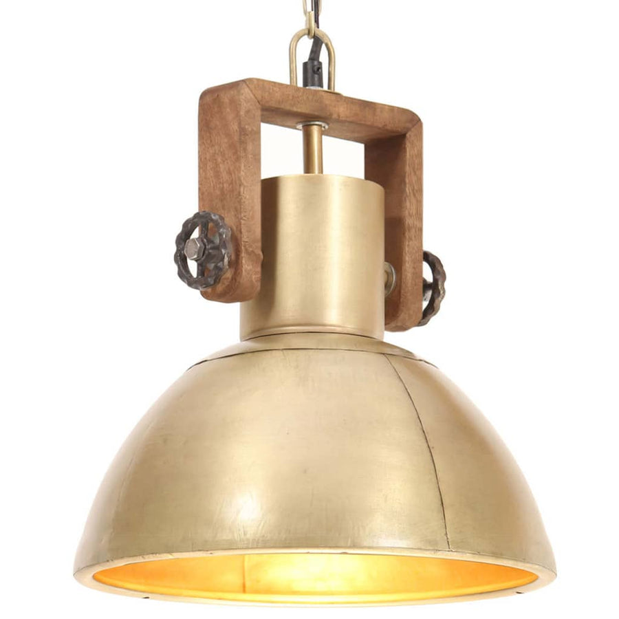 Hanglamp Industrieel Rond 25 W E27 30 Cm Messingkleurig Ø 30 cm Koper