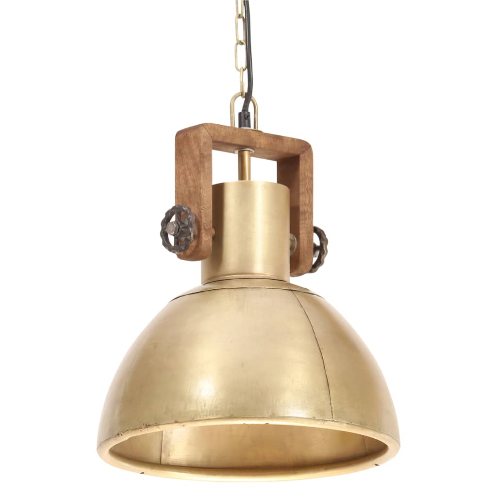 Hanglamp Industrieel Rond 25 W E27 30 Cm Messingkleurig Ø 30 cm Koper