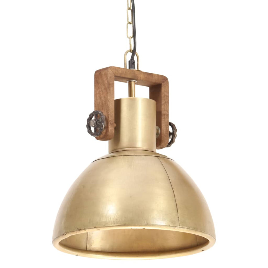 Hanglamp Industrieel Rond 25 W E27 30 Cm Messingkleurig Ø 30 cm Koper