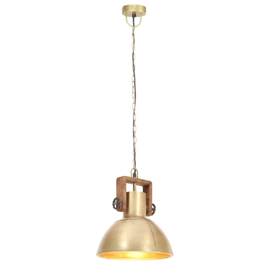 Hanglamp Industrieel Rond 25 W E27 30 Cm Messingkleurig Ø 30 cm Koper