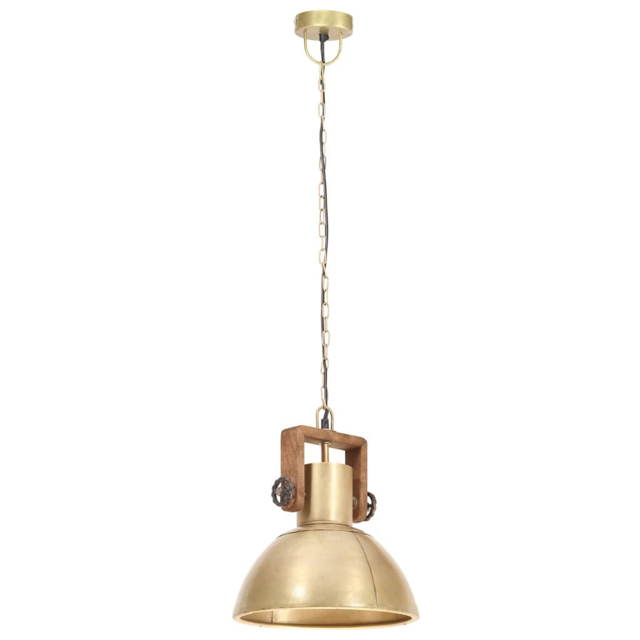 Hanglamp Industrieel Rond 25 W E27 30 Cm Messingkleurig Ø 30 cm Koper