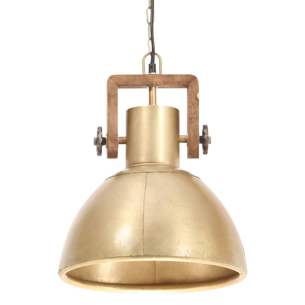 Hanglamp Industrieel Rond 25 W E27 30 Cm Messingkleurig Ø 30 cm Koper