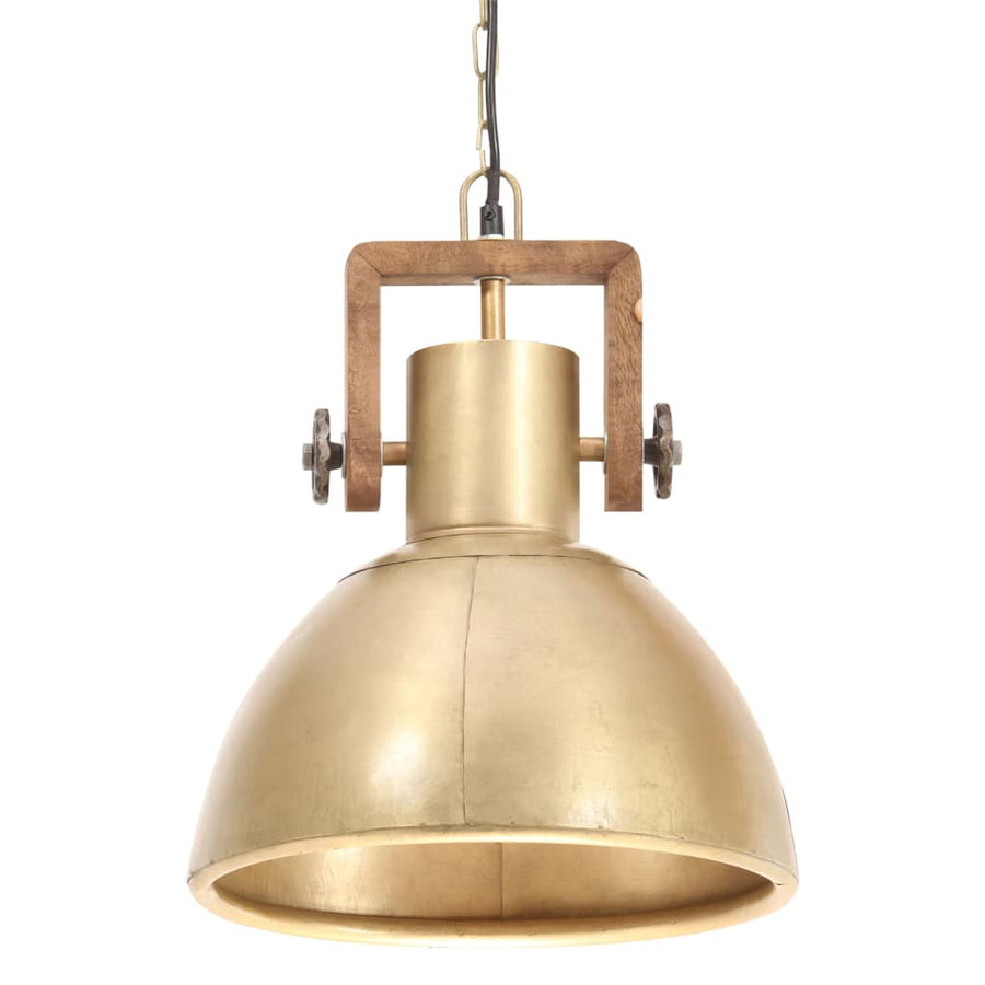Hanglamp Industrieel Rond 25 W E27 30 Cm Messingkleurig Ø 30 cm Koper