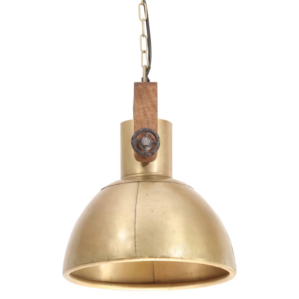 Hanglamp Industrieel Rond 25 W E27 30 Cm Messingkleurig Ø 30 cm Koper