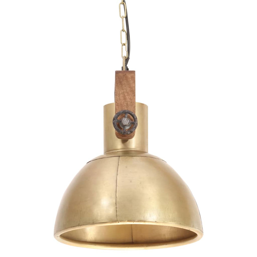 Hanglamp Industrieel Rond 25 W E27 30 Cm Messingkleurig Ø 30 cm Koper