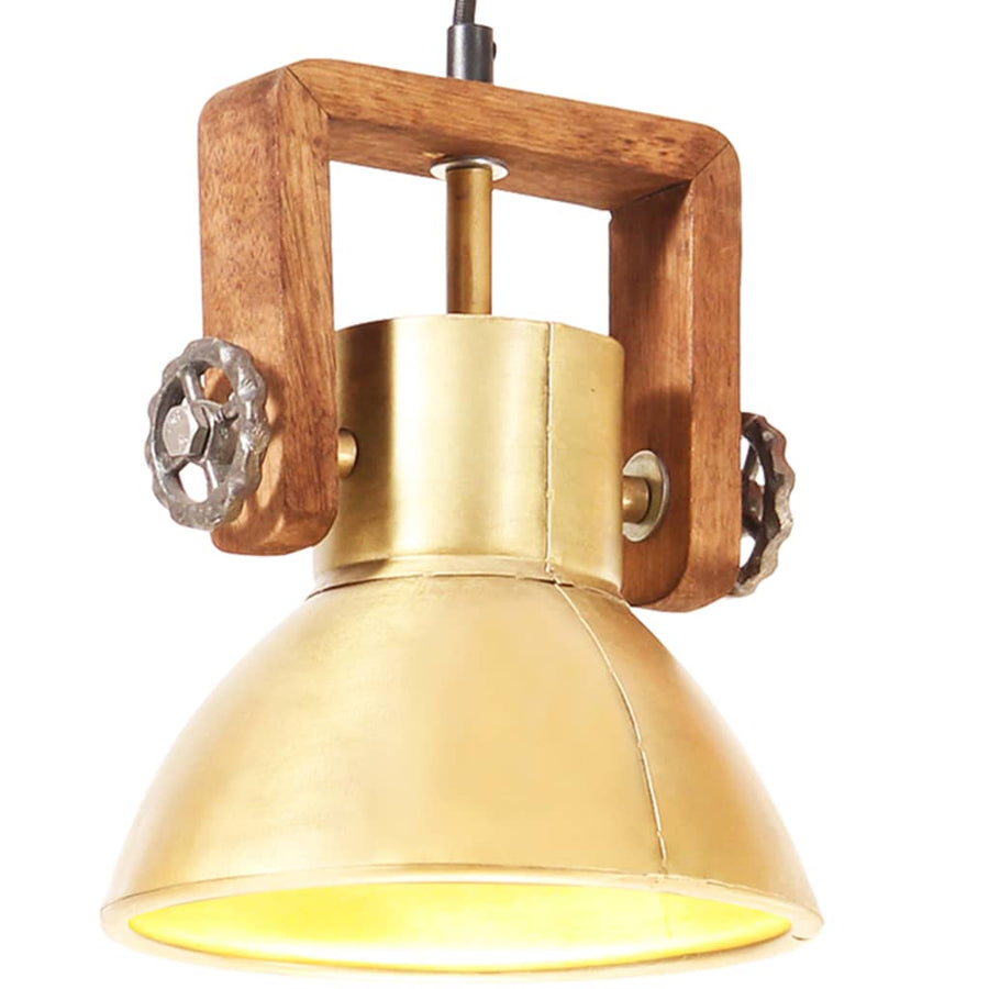 Hanglamp Industrieel Rond 25 W E27 19 Cm Messingkleurig Ø 19 cm Koper