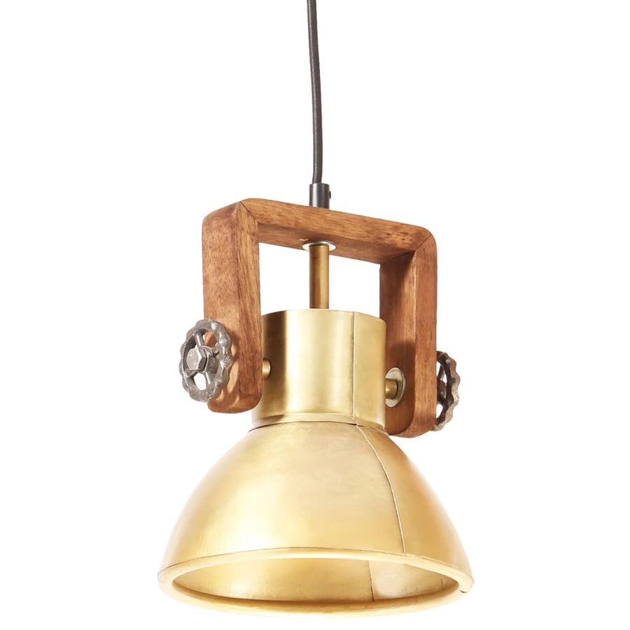 Hanglamp Industrieel Rond 25 W E27 19 Cm Messingkleurig Ø 19 cm Koper