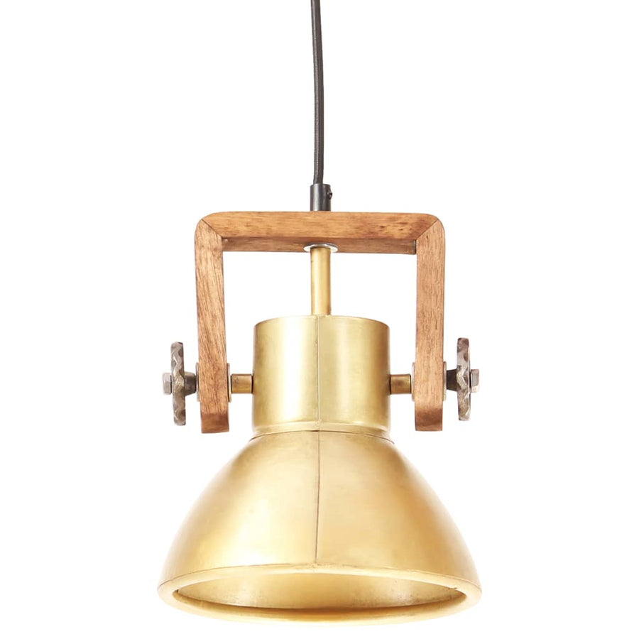Hanglamp Industrieel Rond 25 W E27 19 Cm Messingkleurig Ø 19 cm Koper