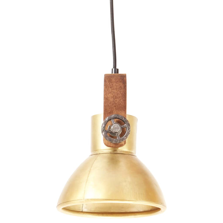 Hanglamp Industrieel Rond 25 W E27 19 Cm Messingkleurig Ø 19 cm Koper