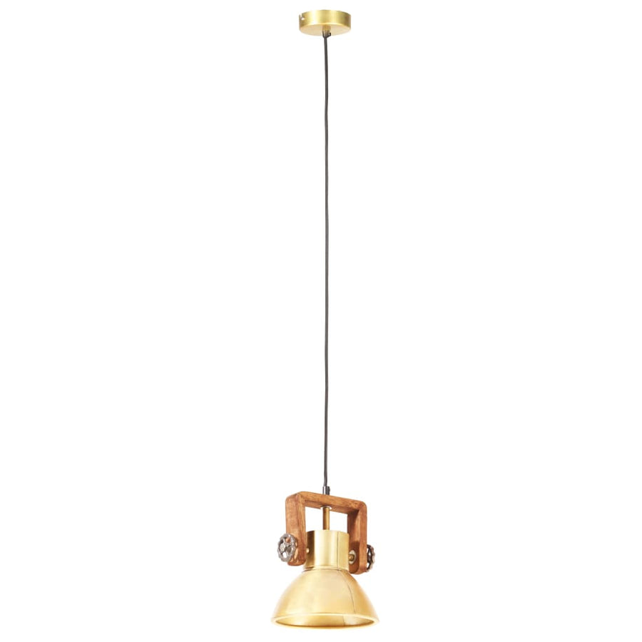 Hanglamp Industrieel Rond 25 W E27 19 Cm Messingkleurig Ø 19 cm Koper