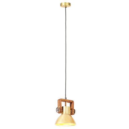 Hanglamp Industrieel Rond 25 W E27 19 Cm Messingkleurig Ø 19 cm Koper