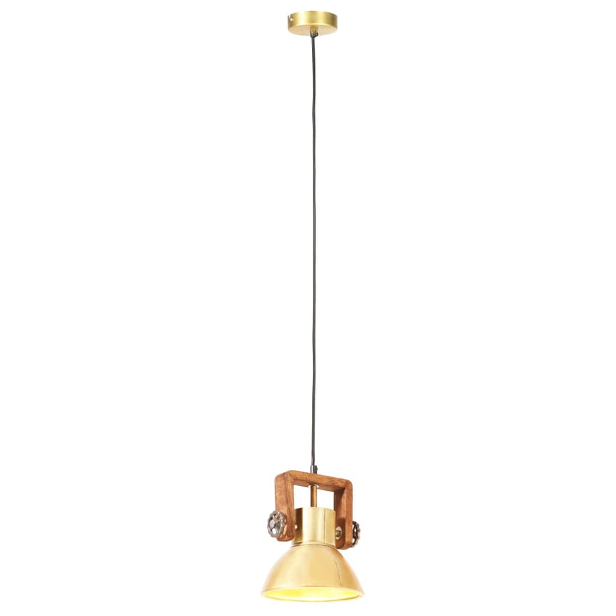 Hanglamp Industrieel Rond 25 W E27 19 Cm Messingkleurig Ø 19 cm Koper