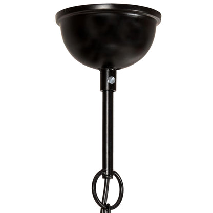Hanglamp industrieel rond 25 W E27 40 cm zwart