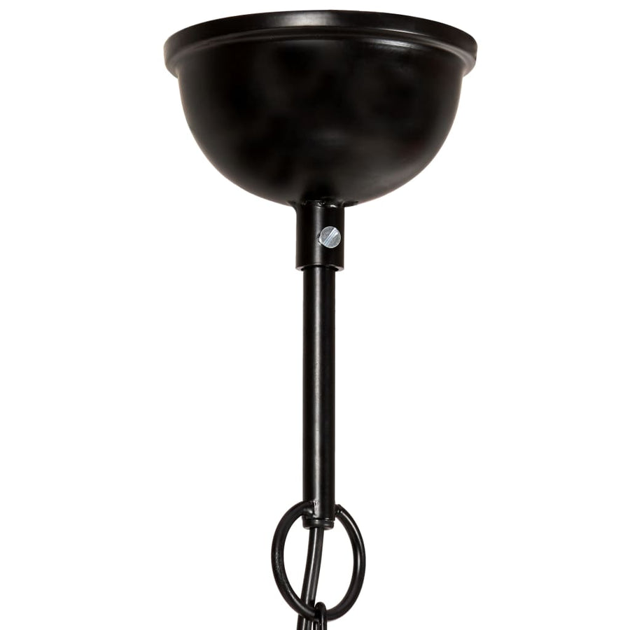 Hanglamp industrieel rond 25 W E27 40 cm zwart
