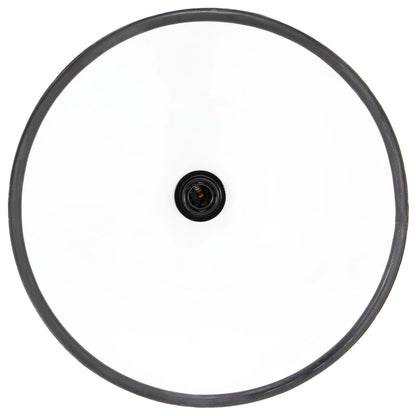Hanglamp industrieel rond 25 W E27 40 cm zwart