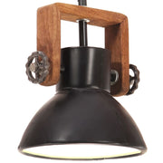 Hanglamp rond 19 cm zwart E27