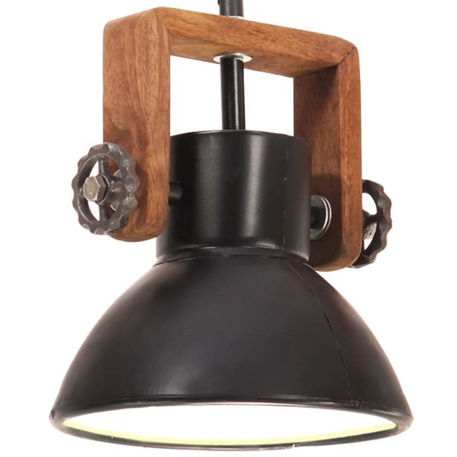 Hanglamp Industrieel Rond 25 W E27 19 Cm Zwart Ø 19 cm