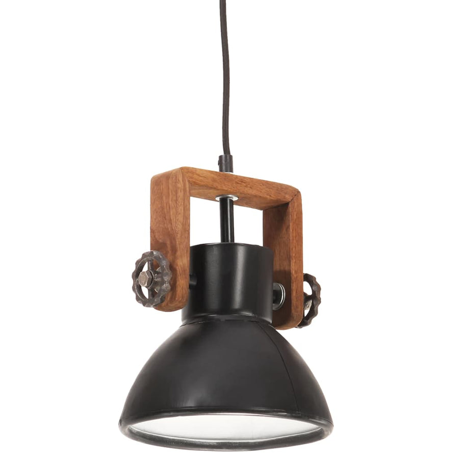 Hanglamp Industrieel Rond 25 W E27 19 Cm Zwart Ø 19 cm