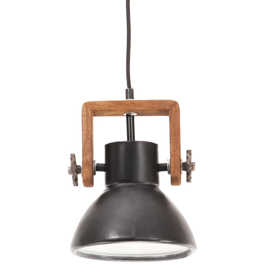 Hanglamp Industrieel Rond 25 W E27 19 Cm Zwart Ø 19 cm