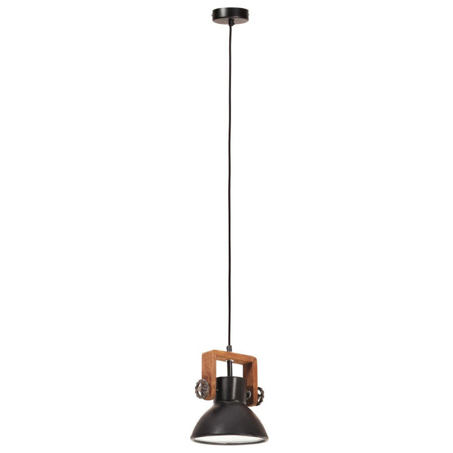 Hanglamp Industrieel Rond 25 W E27 19 Cm Zwart Ø 19 cm