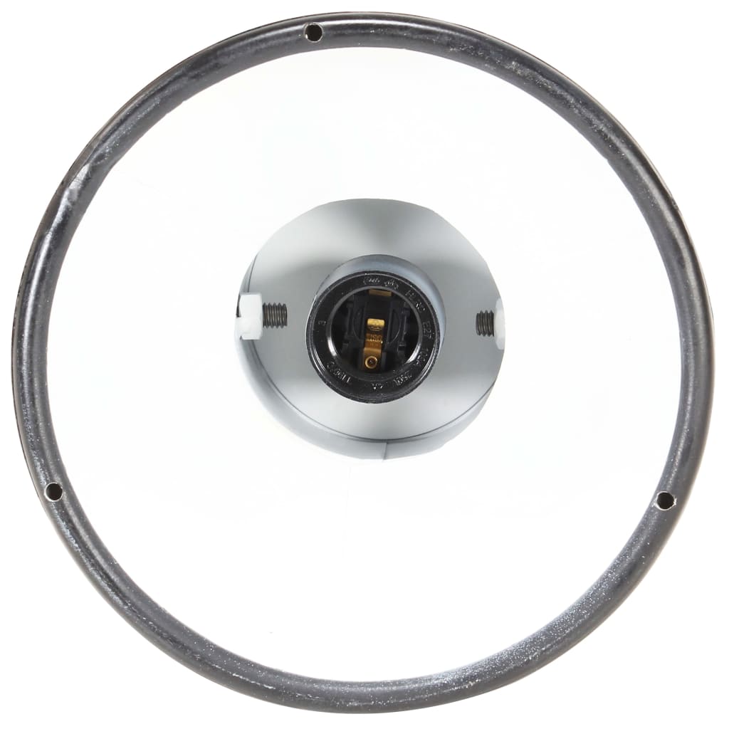 Hanglamp Industrieel Rond 25 W E27 19 Cm Zwart Ø 19 cm