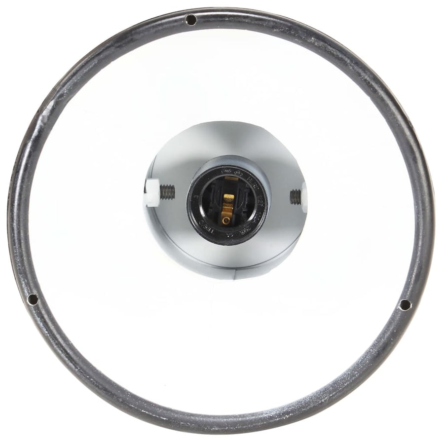 Hanglamp Industrieel Rond 25 W E27 19 Cm Zwart Ø 19 cm