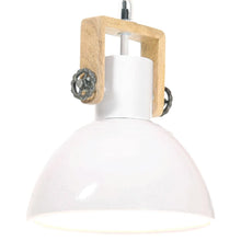 Hanglamp Industrieel Rond 25 W E27 30 Cm Ø 30 cm Wit