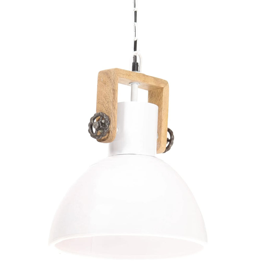 Hanglamp Industrieel Rond 25 W E27 30 Cm Ø 30 cm Wit