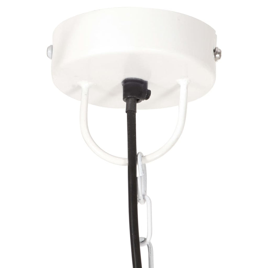 Hanglamp Industrieel Rond 25 W E27 30 Cm Ø 30 cm Wit