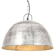 Hanglamp rond 41 cm zilver ijzer E27