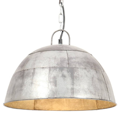 Hanglamp Industrieel Vintage Rond 25 W E27 4 Cm Kleurig Zilver