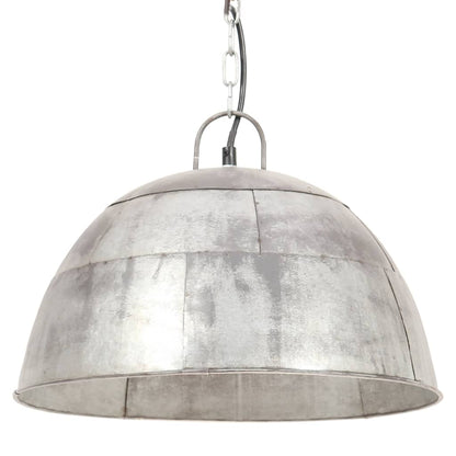 Hanglamp Industrieel Vintage Rond 25 W E27 4 Cm Kleurig Zilver
