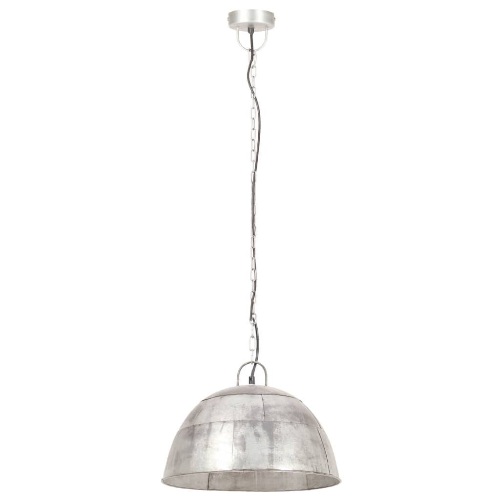 Hanglamp Industrieel Vintage Rond 25 W E27 4 Cm Kleurig Zilver