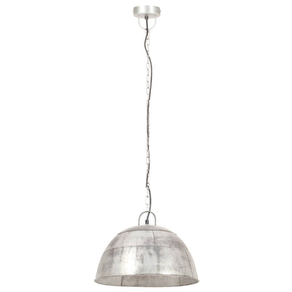 Hanglamp Industrieel Vintage Rond 25 W E27 4 Cm Kleurig Zilver