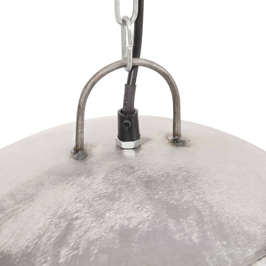 Hanglamp Industrieel Vintage Rond 25 W E27 4 Cm Kleurig Zilver