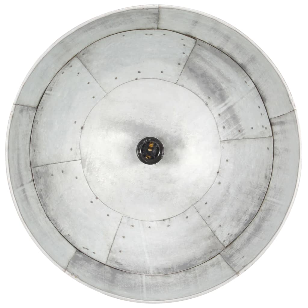 Hanglamp Industrieel Vintage Rond 25 W E27 4 Cm Kleurig Zilver