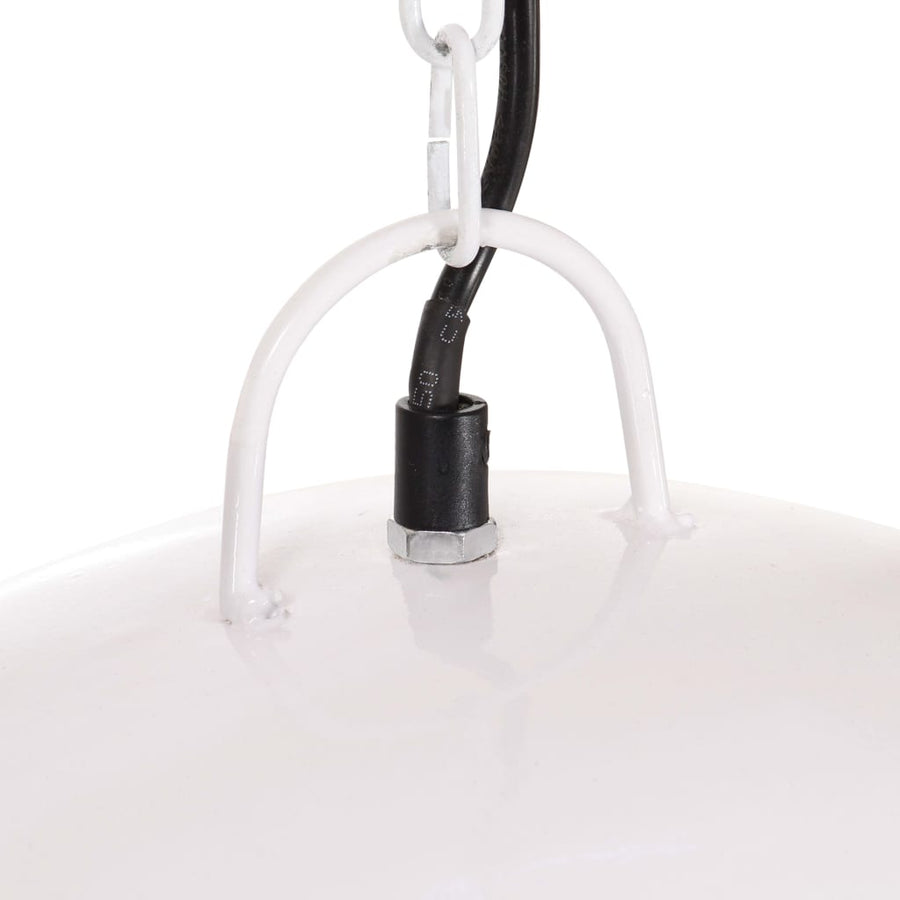 Hanglamp Industrieel Vintage Rond 25 W E27 4 Cm Wit