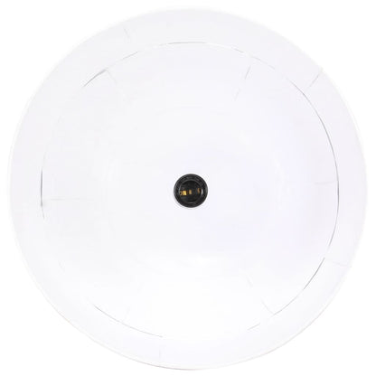 Hanglamp Industrieel Vintage Rond 25 W E27 4 Cm Wit