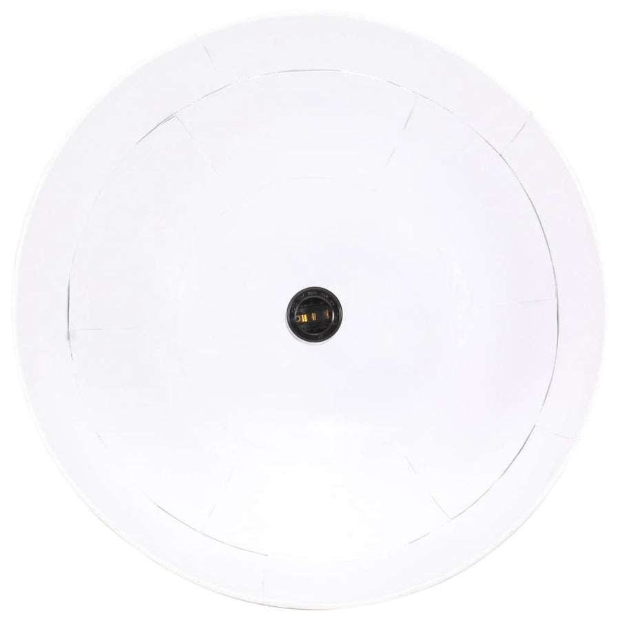 Hanglamp Industrieel Vintage Rond 25 W E27 4 Cm Wit