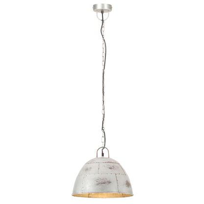 Hanglamp Industrieel Vintage Rond 25 W E27 31 Cm Zilverkleurig