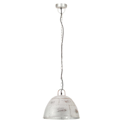 Hanglamp Industrieel Vintage Rond 25 W E27 31 Cm Zilverkleurig